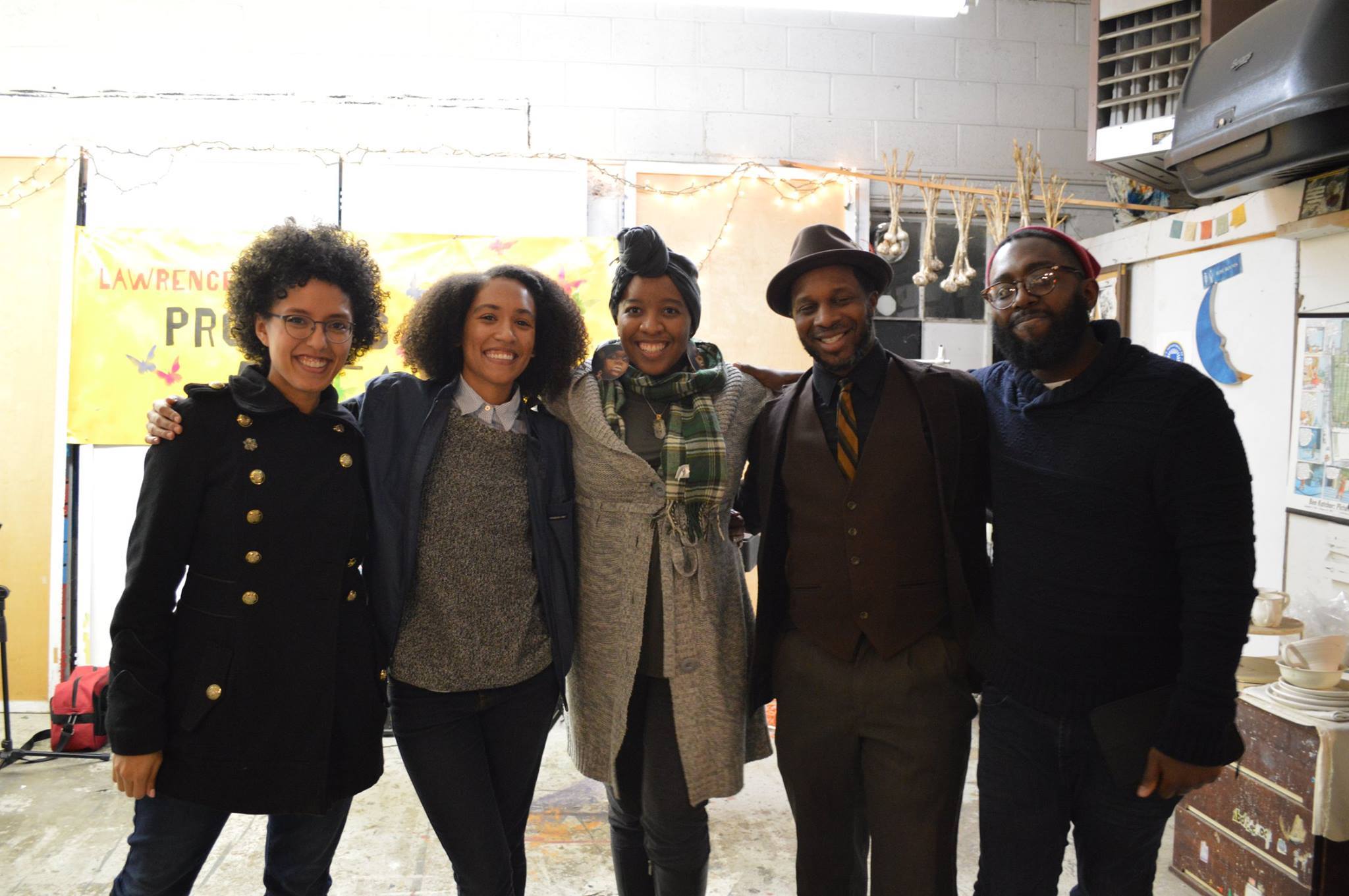 a group of people of BLACKLawrence Project at an event