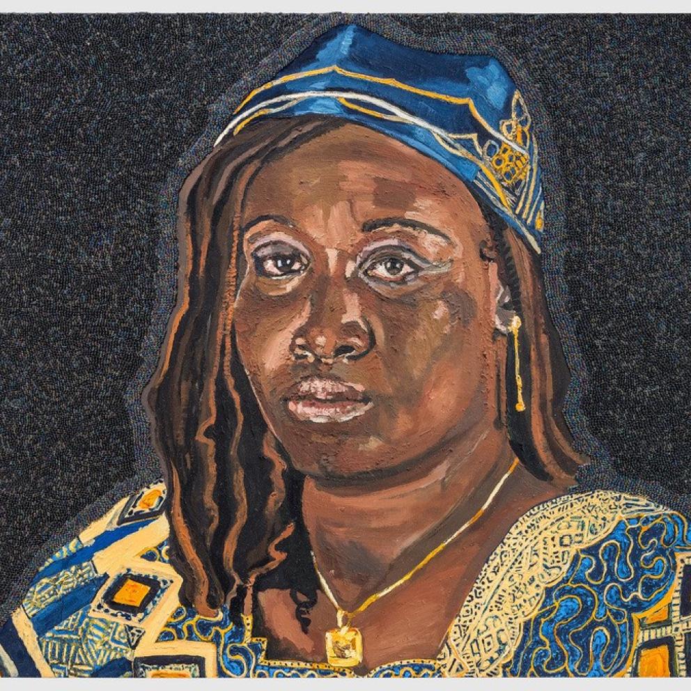 painting of a woman